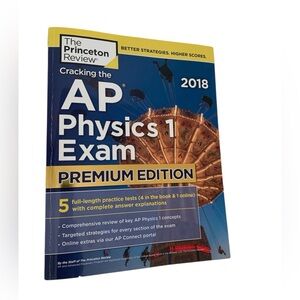 Princeton Review AP Physics Prep Review Premium Edition Book 2018 4 Tests